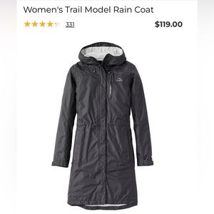 L.L. Bean Women’s Trail Model Rain Coat